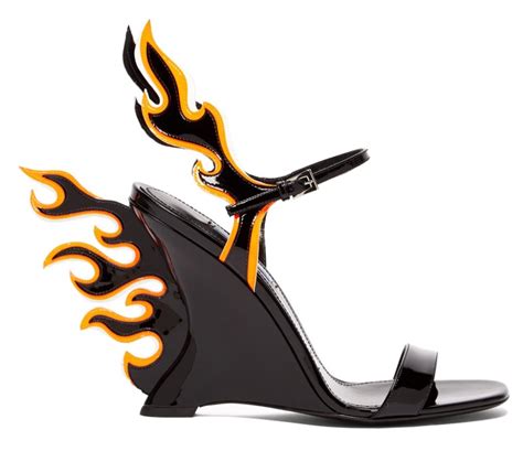 prada flame heels|flame prada heels women.